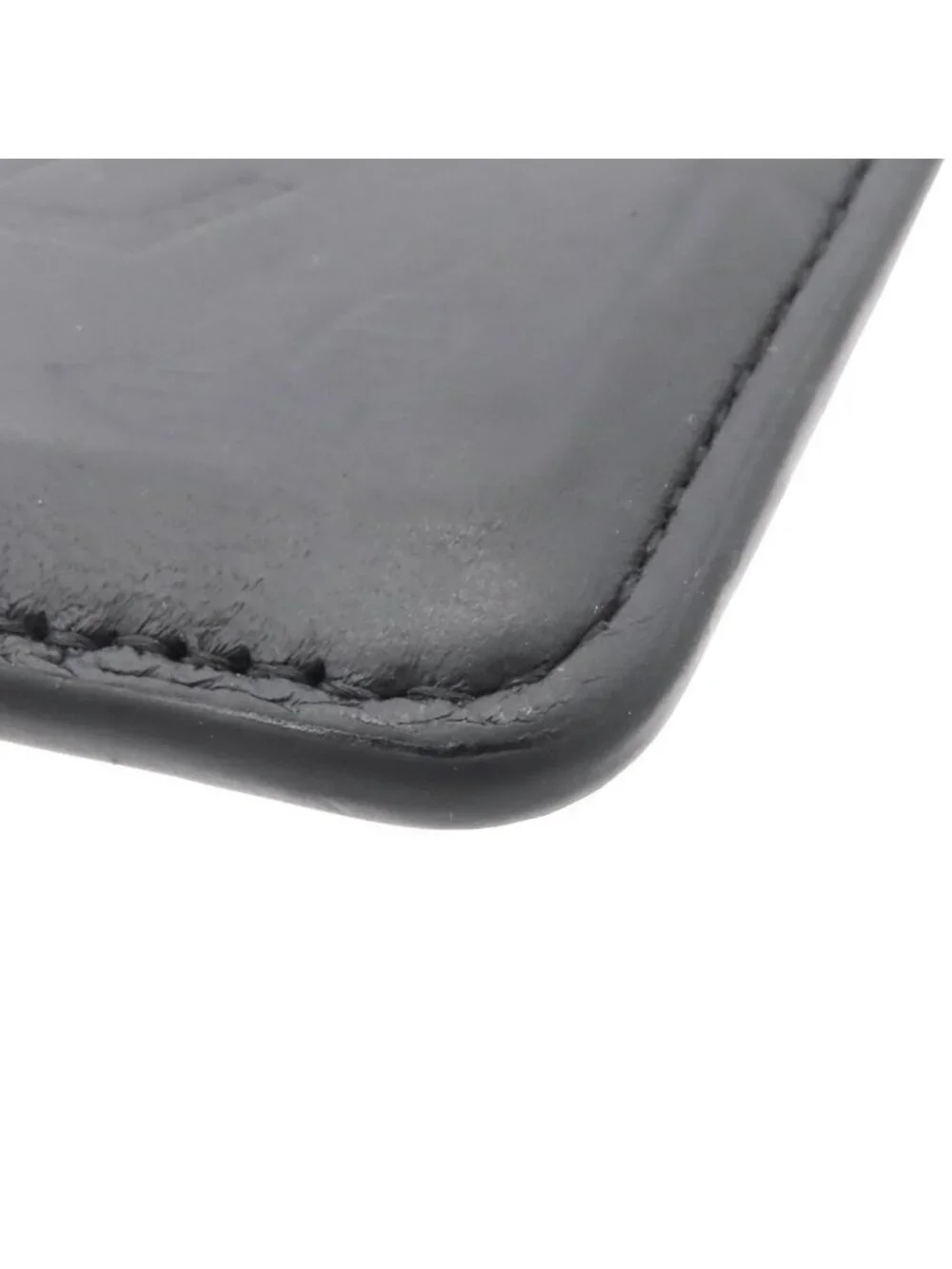 Louis Vuitton Card Case Magnet Black Monogram Shadow